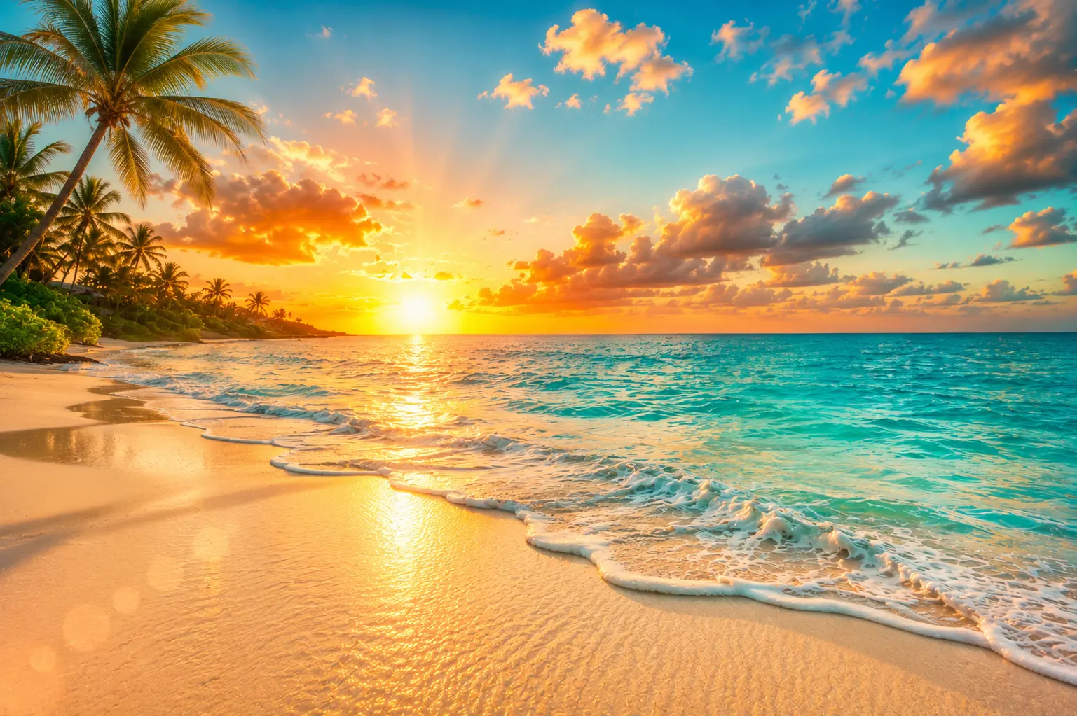 Beautiful beach travel destination
